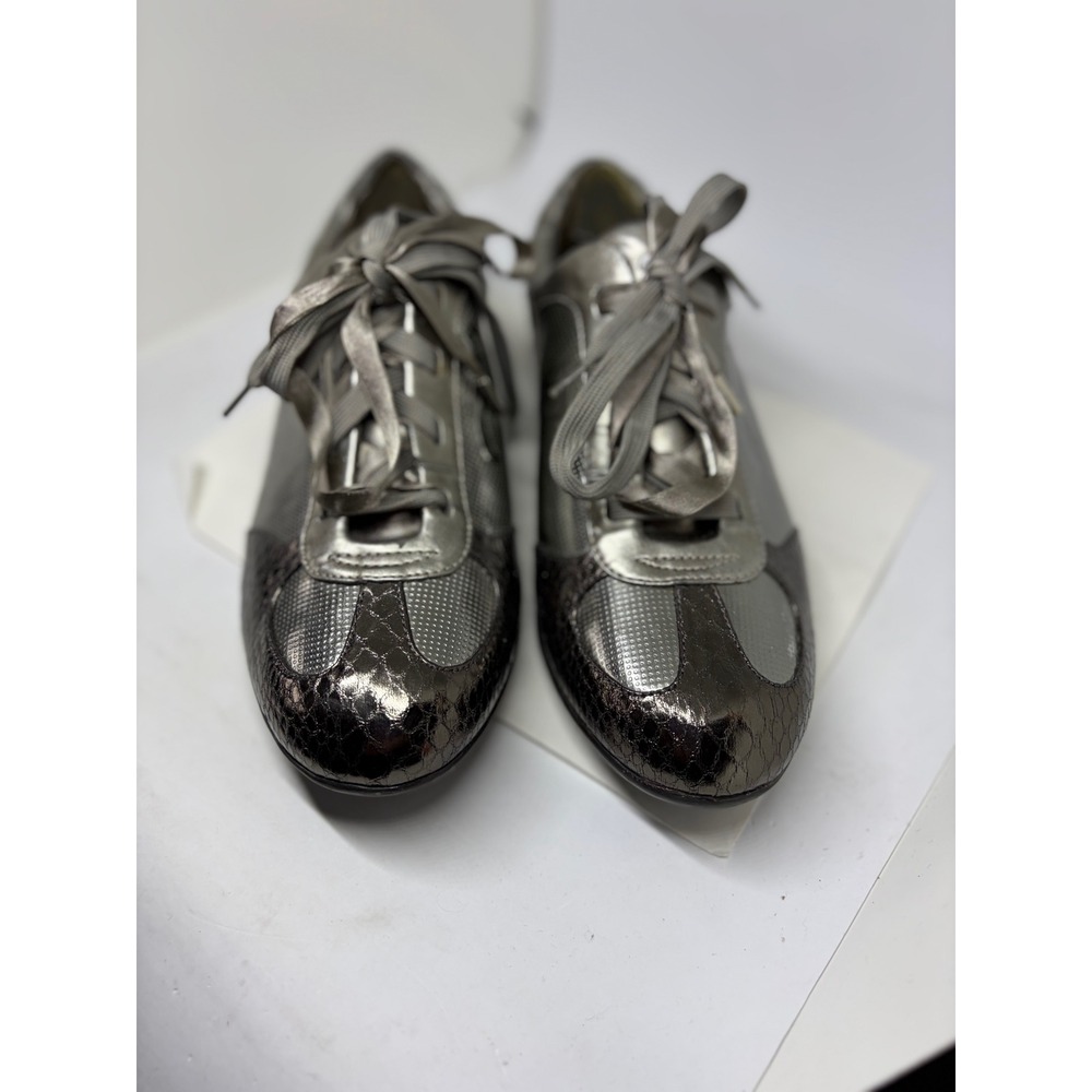 Rocawear  Womens Jesse SZ 11 Y2K Metallic Snakeskin Streetwear Low Top